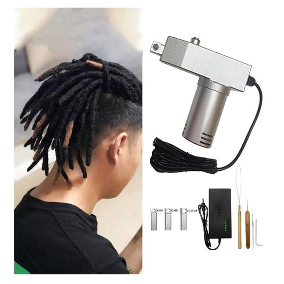 Dreadlock Machine Metal Electric Instant Portable Hair Dreadlocks, 110-240V - Picture 1 of 6
